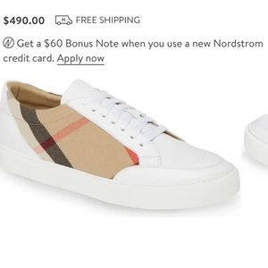 Burberry logo sneakers